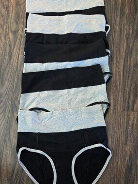 Set of Five (5) Cotton High-Waisted Panties for Women NWOT/SIZE S/5